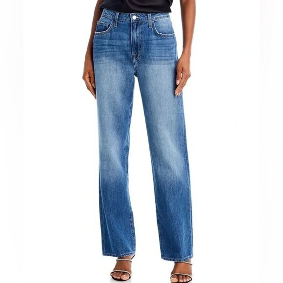 L'AGENCE Jones Ultra High Rise Straight Jeans in Boyle Wash Size 27 - Picture 1 of 11